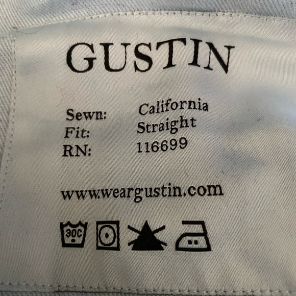 Gustin Raw Denim Selvaged Straight fit Men’s Jeans broken in soft feel! - Picture 2 of 7